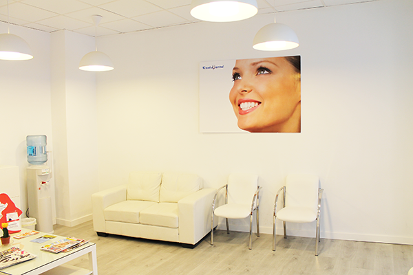 Sala de espera de clínica dental